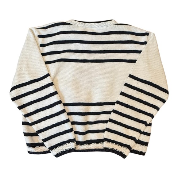 Liz Claiborne Stars And Stripes Cropped Sweater Size M - Picture 2 of 3